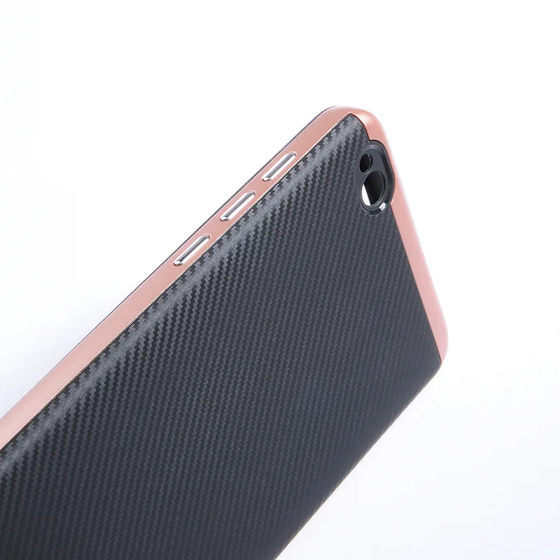 2017 New Arrival hybrid Carbon Fiber Case Cover for Redmi note 4X TPU+PC case for Redmi note 4X