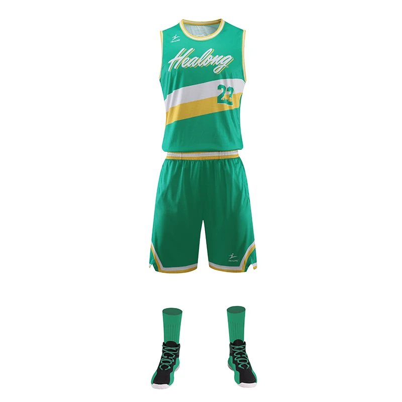 White Green Basketball Jersey Designs 