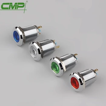 led pilot cmp 12mm waterproof metal light larger