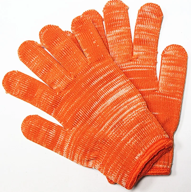 Durable Labor Colored Cotton Knitted Gloves - Buy Gloves,color Cotton 