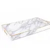 wholesales acrylic marble cheese tray with handles, wholesale marble serving tray for office accessory