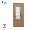 BS476 tested Flush wooden fire rated wood fire resistant doors price fireproof internal doors