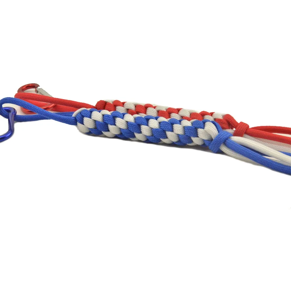 2017 Hot New Product 550 Survival Paracord Square Weave Knife Lanyard