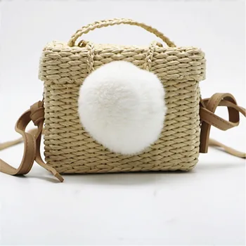 basket woven handbags