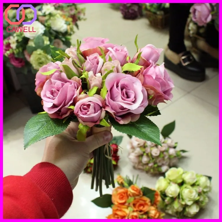 Factory Direct Decoration China Rose Bouquet Artificial Flower - Buy