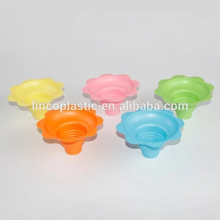 8oz Disposable Plastic Shaved Ice Cups - Buy Ice Cream Cup,Plastic ...