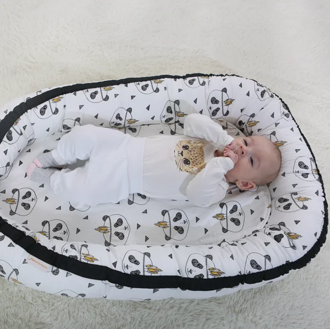 Tragbare Baby Nest Neugeborenen Bettsets Abnehmbare Schlafwagen Sleep Neu 