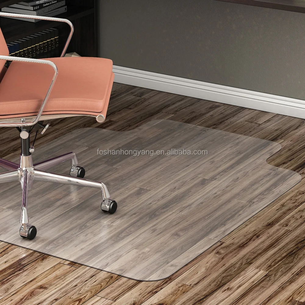 Hard Surface Folding Non Studded Chair Mats For Floor Office