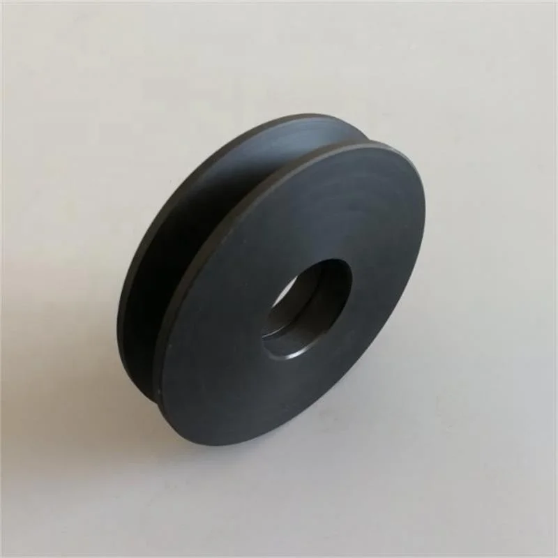 Customized Black High Wear Resistance Pa6 Nylon Measure Pulley Wheels