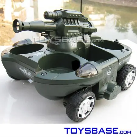 costzon 2.4g 12ch rc amphibious tank land and sea 4wd remote control battle tank vehicle