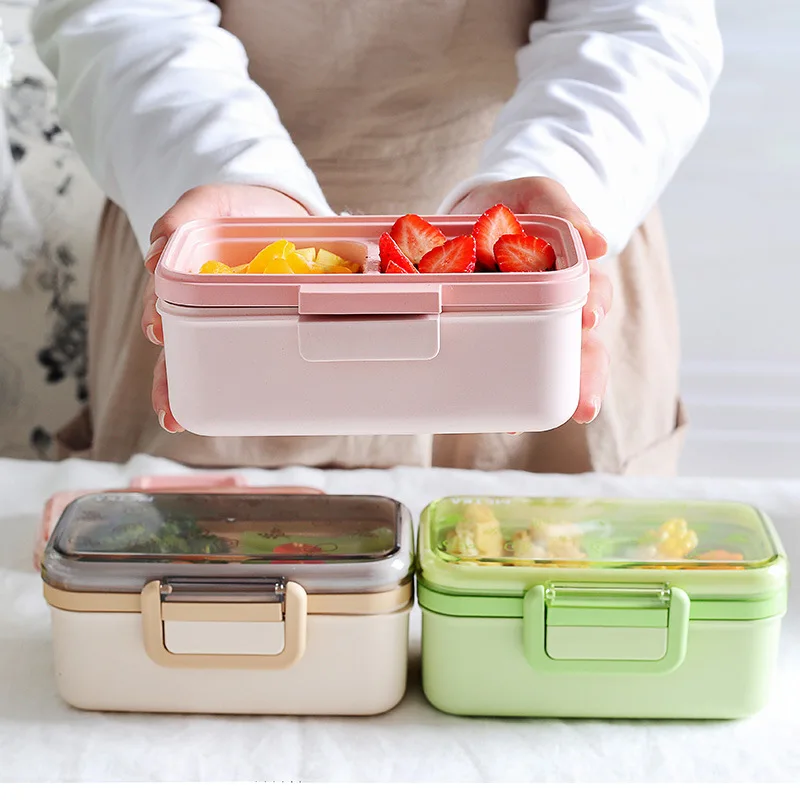 Cute Lunch Box Plastic Liner,Storage Boxes & Bins Food Container New ...