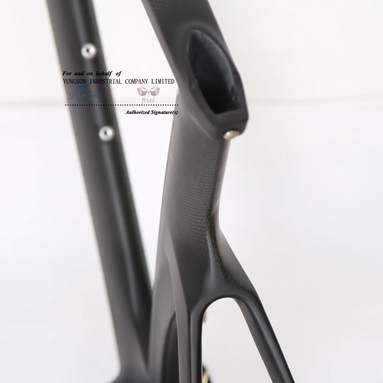 High Modulus Carbon Fibre Superior Stiffness Intergrated Bicycle Frame