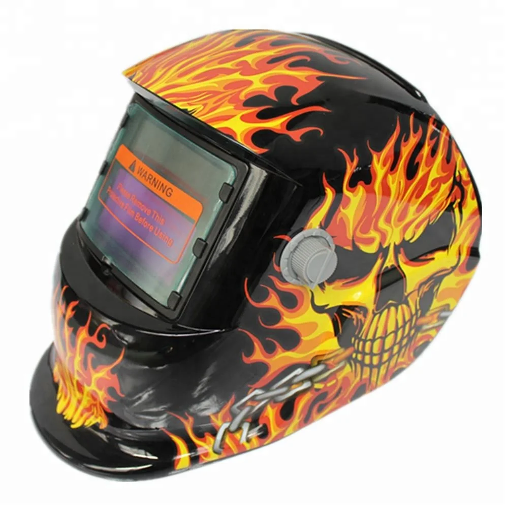 Unmt Flame Skull Painting Kids Welding Helmet Buy Kids Welding Helmet