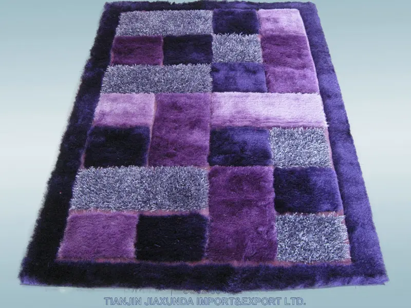 Long Pile Modern Purple And Turquoise Carpet Buy Purple And Turquoise