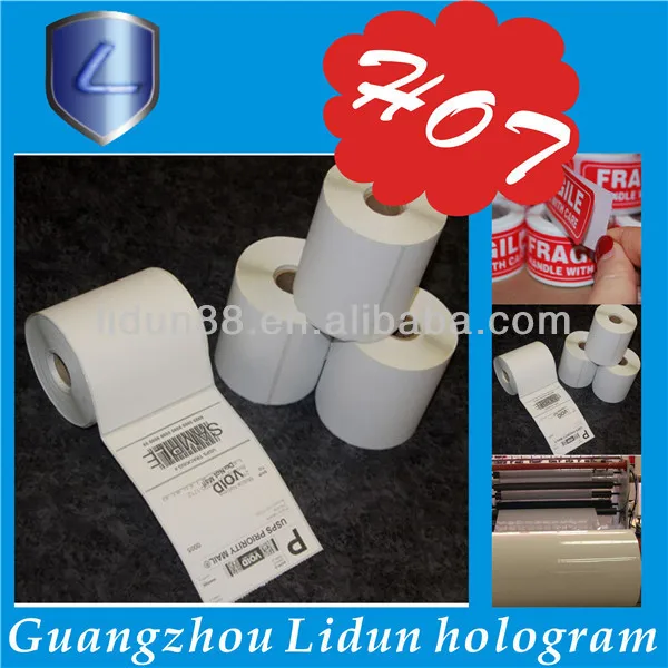 custom hot seal QR code adhesive sticker/adhesive sticker bar