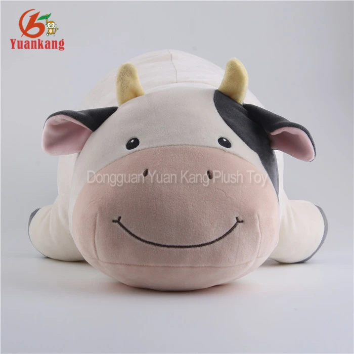 stuffed cow pillow