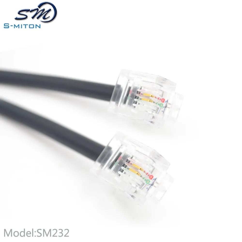 Rj11 Patch Cord 6p2c Telephone Line Cord Shielded Telephone Line Cord