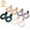 Custom tortoise shell cellulose acetate jewelry earring/ big acrylic earring stud er12402