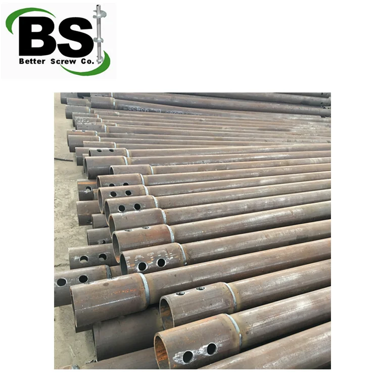 Steel push piers system for Foundation Stabilization