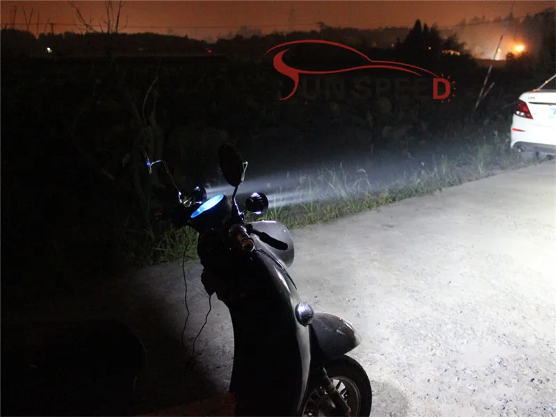 Aluminum Housing 10w Rearview Mirror Headlight,Colorful Angel Eye