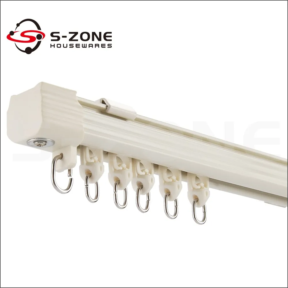 Ceiling Mounted Curtain Rails With Plastic Curtain Rail Cover Buy