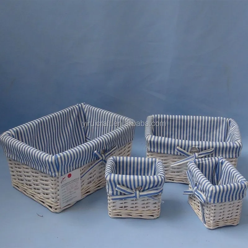 stackable wicker baskets