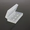 2 PCS pack 18650 16340 17335 CR2 CR123A Good Quality & Beautiful Clear color holder plastic 18650 battery storage case