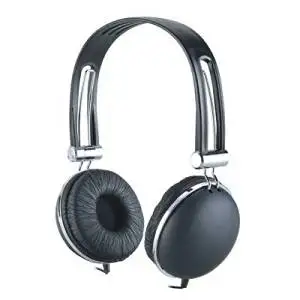 Premium Over-Head Stereo Earphones Headset Headphones w/ Microphone for Apple iPod touch 5th generation (Black) + MYNETDEALS Stylus