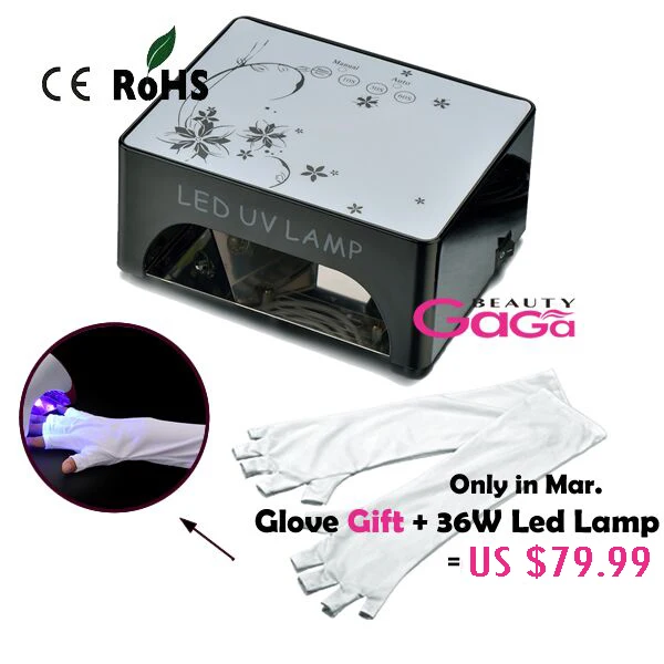 Beauty GaGa PRO Nail Art Manicure Nail Polish Gel Curing Dryer 35W CCFL LED Nail UV