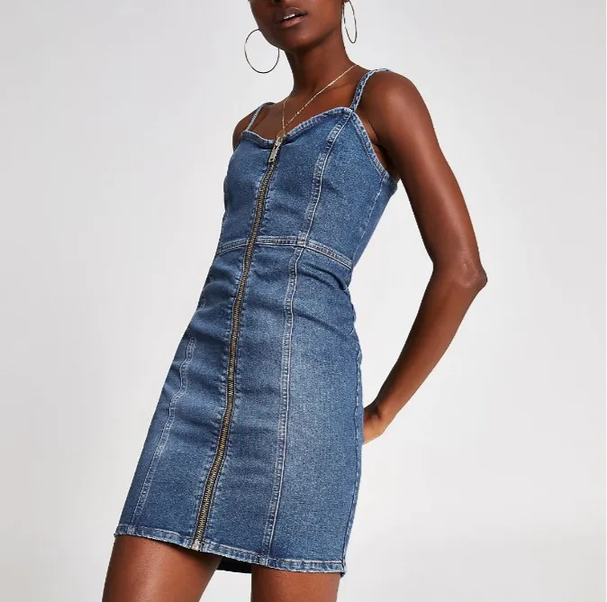 buy denim pinafore dress