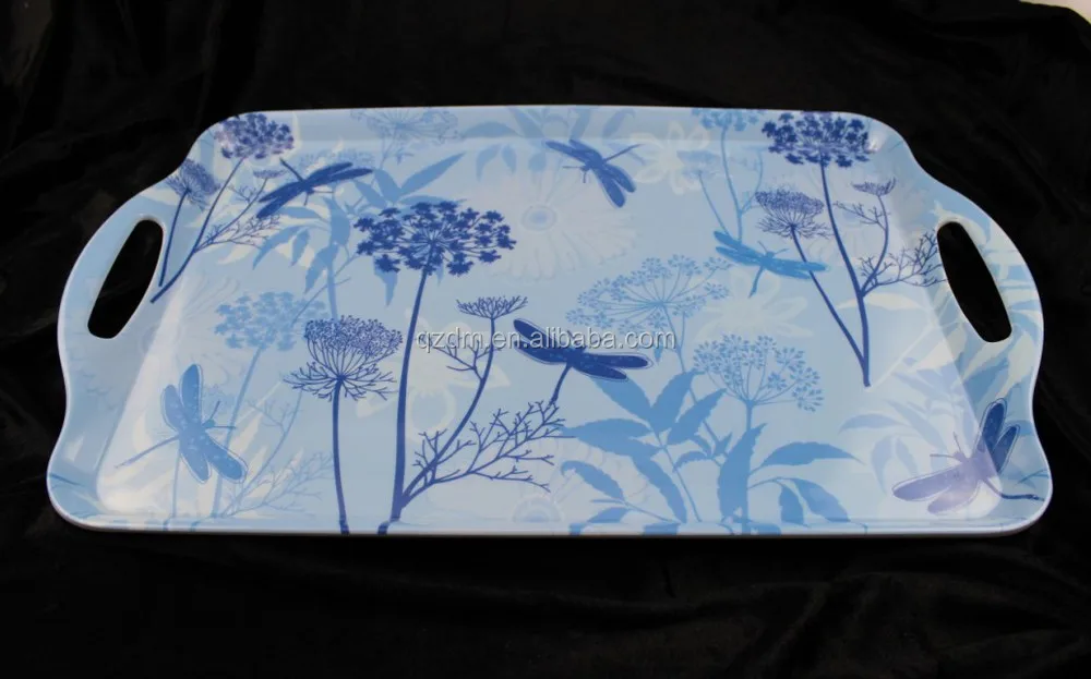 19 Inch Melamine Large Serving Tray