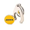 New arrival design metal trolley coin keyring key chain with custom logo
