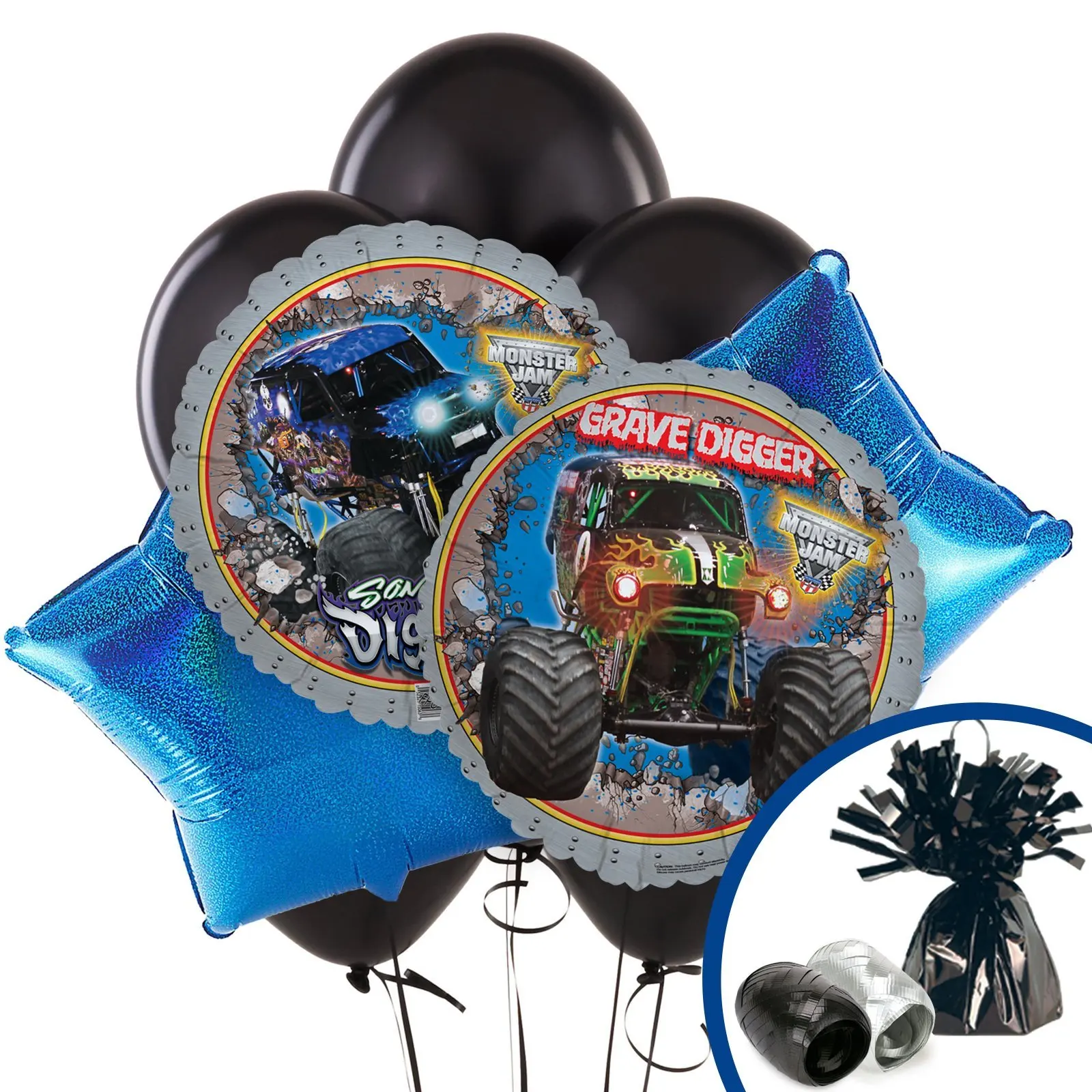Buy Monster Jam Party Supplies Balloon Bouquet In Cheap Price On