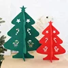 Wholesale Custom Felt Material Special Cut Shaped Accessories Christmas Tree Decoration