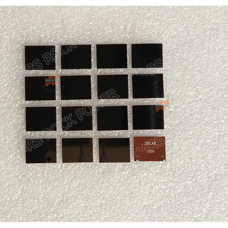 Solares de Silício Amorfo de Película Fina para o Interior do Produto Ito de Células Vidro Calculadora Brinquedos 0-1.2 v Bateria 25x20mm 2.0v-10ua Dim Luz High Quality Renovação da Casa