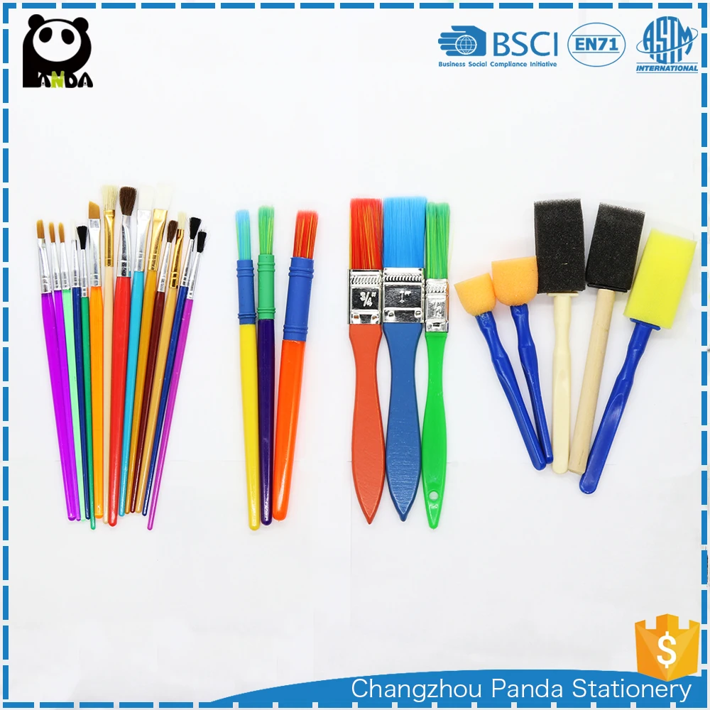 Wholesale Children 25pcs Super Value Brush Set,China Art Supplies Buy