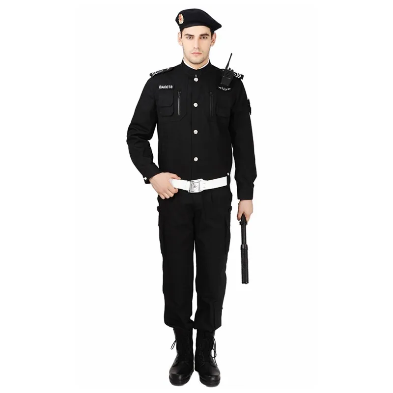 Custom Wholesale Security Guard Uniforms Black For Sale - Buy Wholesale ...