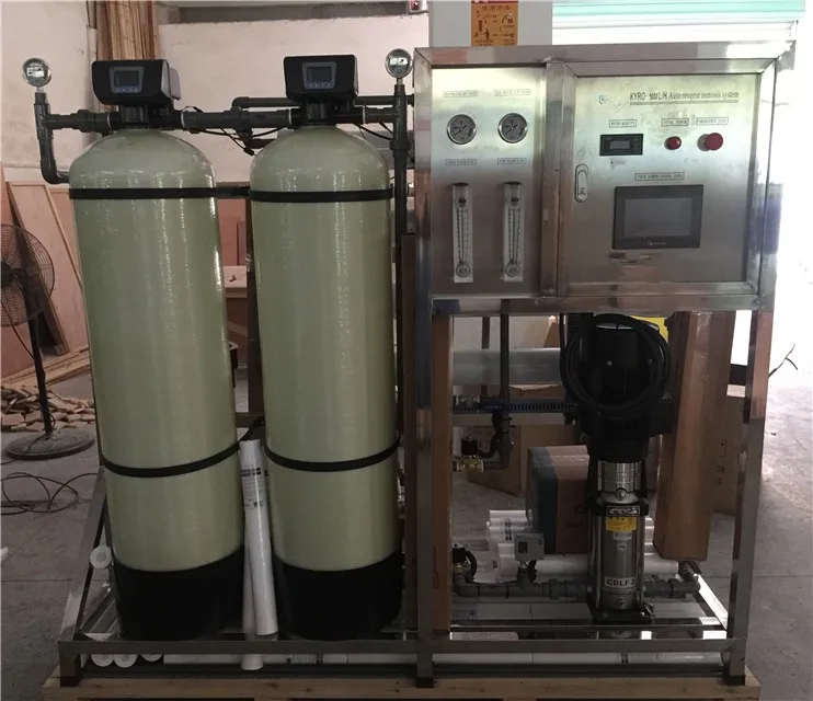 1000l/h Plc Control Automatic Industry Commercial Water Purification ...