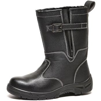 heeled safety boots