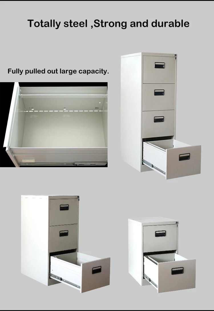 metal 4 drawer lateral filing fire safe file cabinet