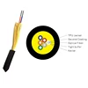 Nonmetal Military Grade Tactical Fiber Optical Cable 4 6 8 12 Core For Passive Optical Networks