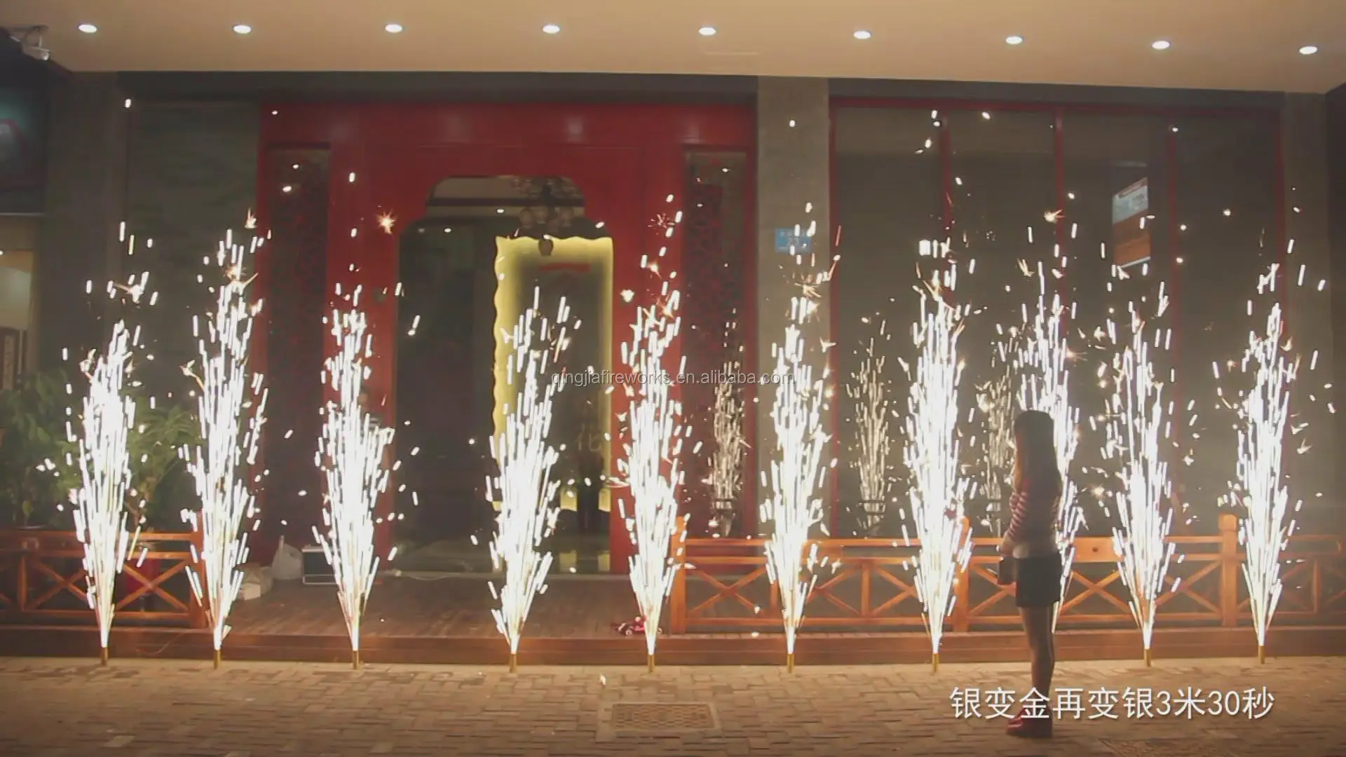 3 5 8 15m 30 40 50 60s Yellow Gold Silver Color Indoor Cold Fountain