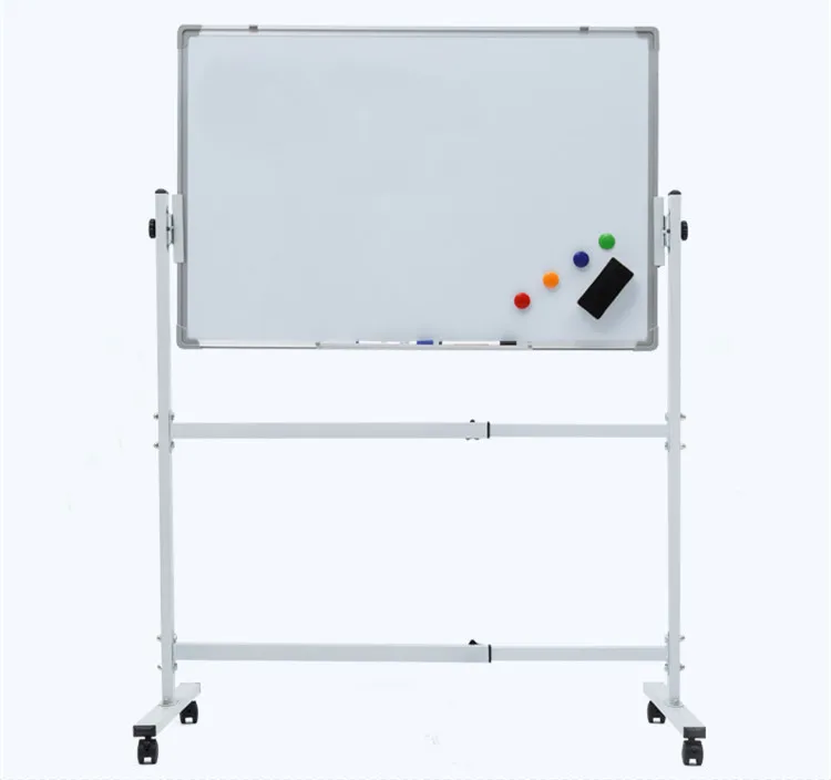 Dual Sided Magnetic Movable Whiteboard With Wheels - Buy Whiteboard ...