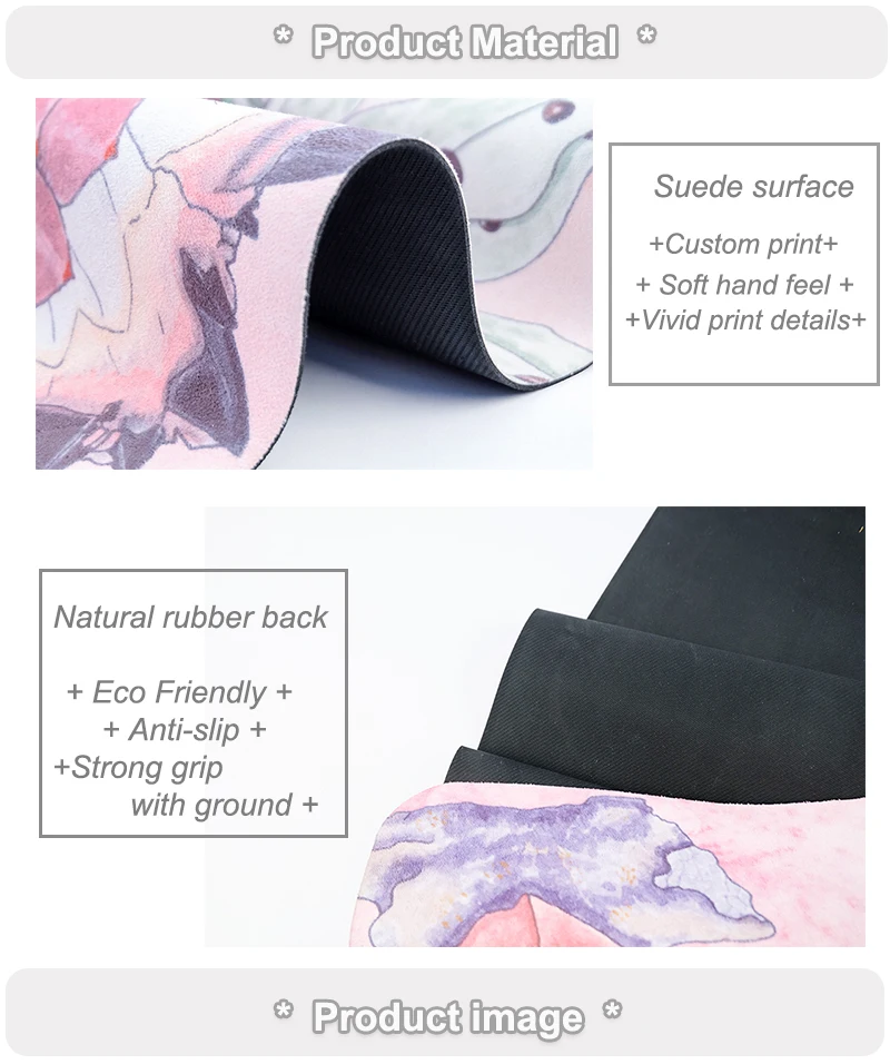 custom printed yoga mat