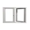 China Wholesale Market Rain Protection Aluminum Tempered Glass Hurricane Impact Double Small Casement Windows