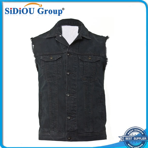 Black Sleeveless Denim Jacket For Men Buy Sleeveless Denim Jacket,Sleeveless Denim Jacket For