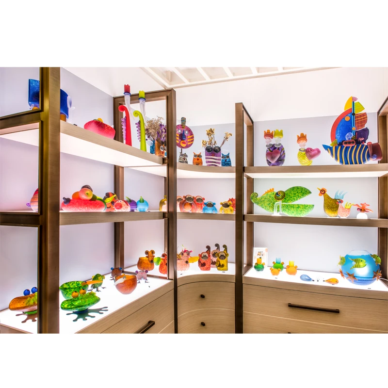 High Quality Gift Shop Display Furniture Art Crafts Display Fixture