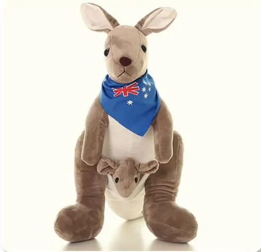 large stuffed kangaroo