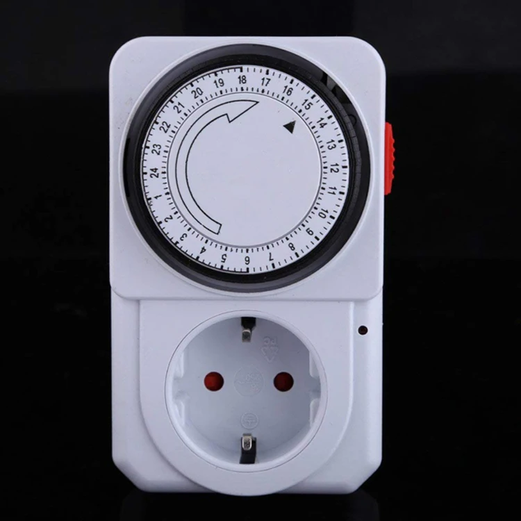 4 Styles 24 Hours New Mechanical Timer Switch Socket 220v 10a Electric