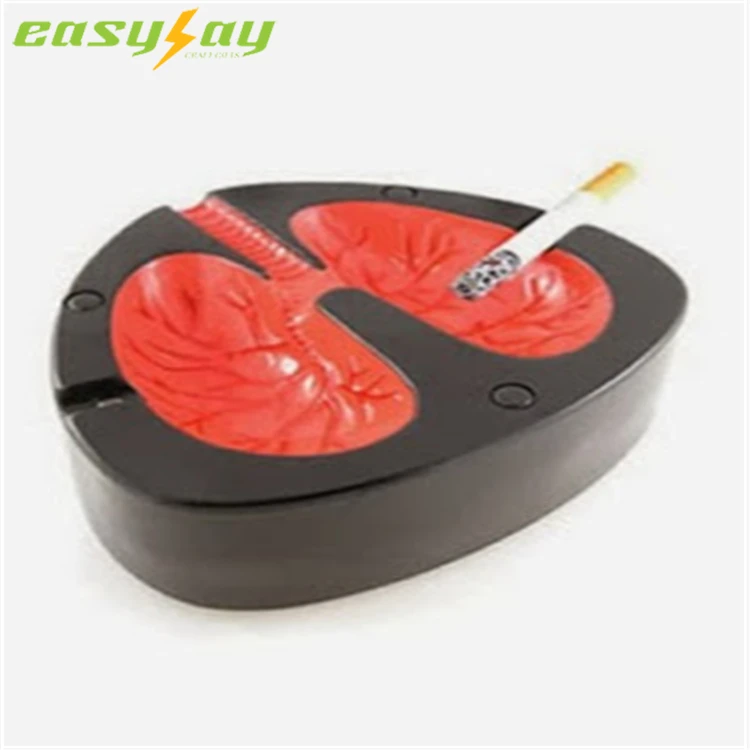 Decorative Ashtrays For Outside Melamineplastic Lung Ashtray